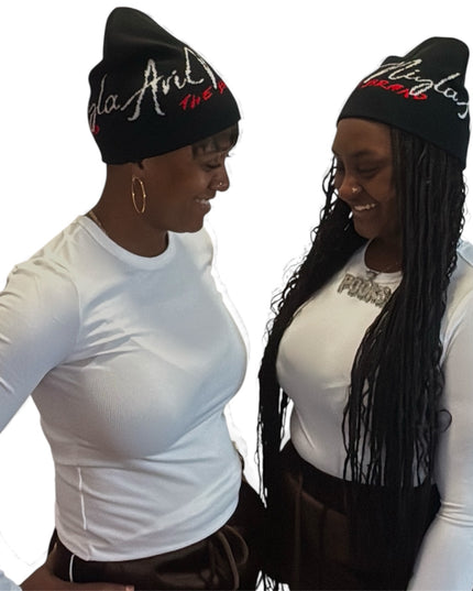 AriNiyla The Brand Jacquard Cuffless Beanie Hat