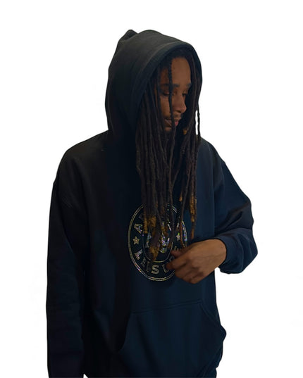 AriNiyla Leisure Men Blinged Out Hoodie