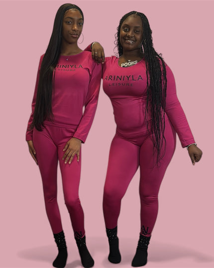 AriNiyla Leisure Top and Leggings Set