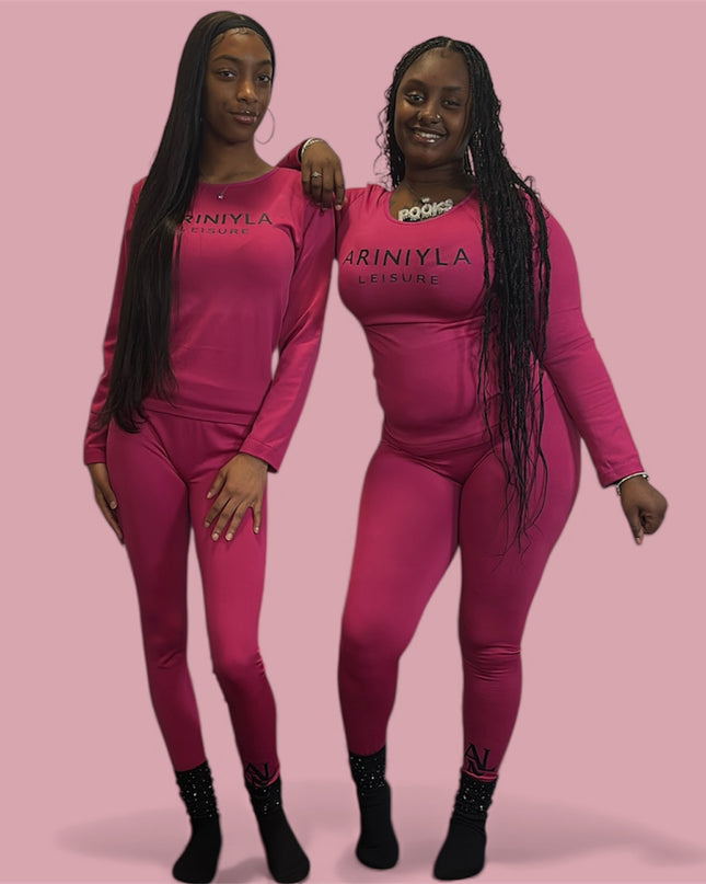 AriNiyla Leisure Top and Leggings Set