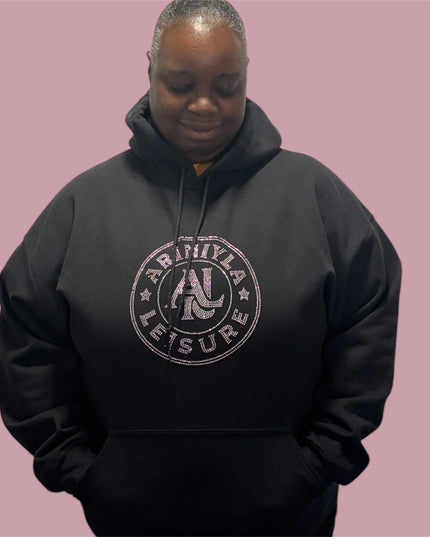 AriNiyla Leisure Women Blinged Out Hoodie