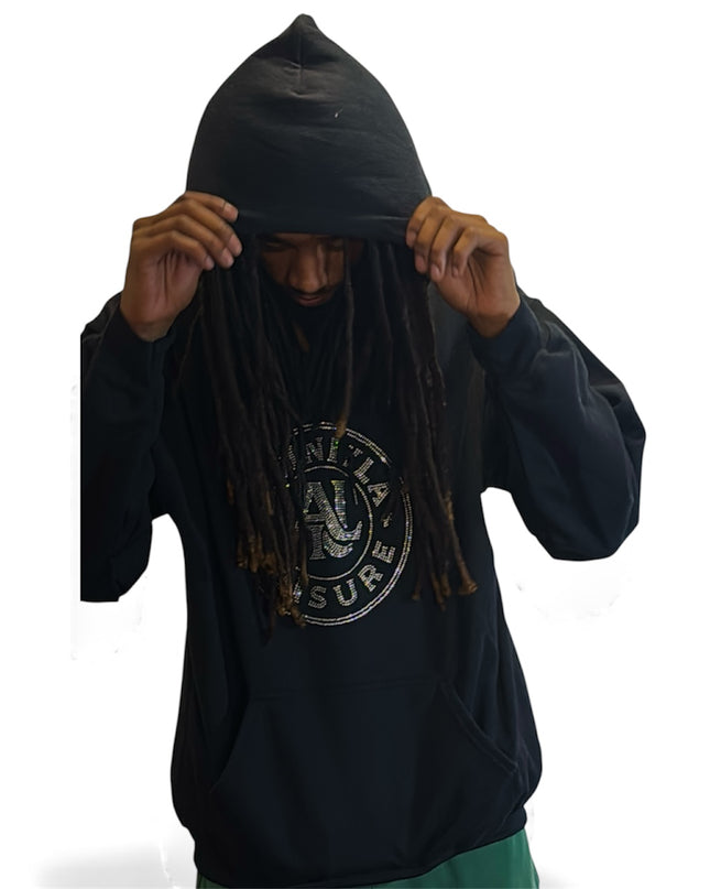 AriNiyla Leisure Men Blinged Out Hoodie