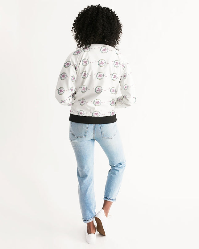 AriNiyla All-Over Print Bomber Jacket