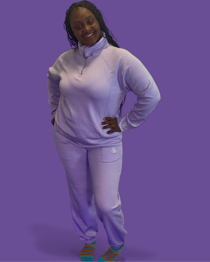 AriNiyla Leisure Quarter Zip Set