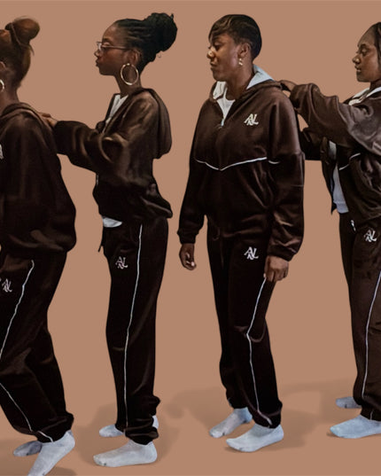 AriNiyla Leisure Chocolate Brown Women Set