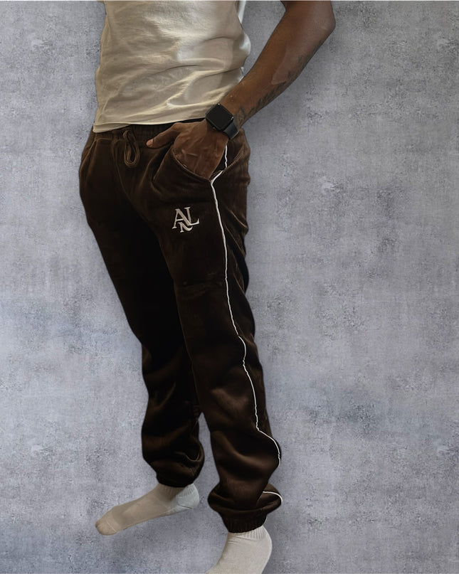 AriNiyla Leisure Chocolate Brown Men Joggers