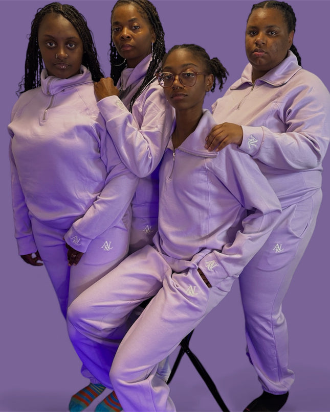 AriNiyla Leisure Quarter Zip Set