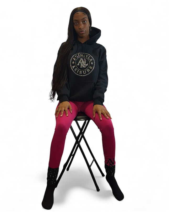 AriNiyla Leisure Women Blinged Out Hoodie