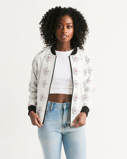 AriNiyla All-Over Print Bomber Jacket