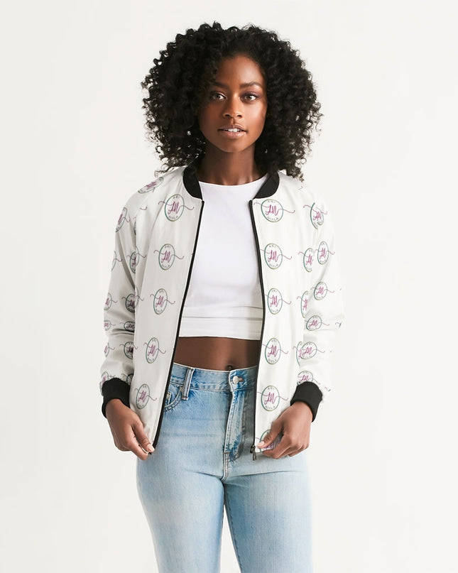 AriNiyla All-Over Print Bomber Jacket