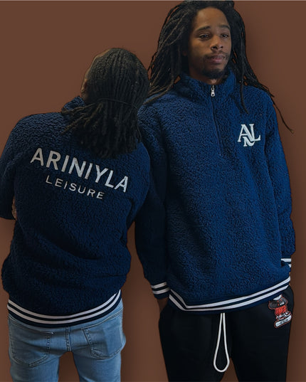 Varsity Sherpa Quarter-Zip Men Pullover