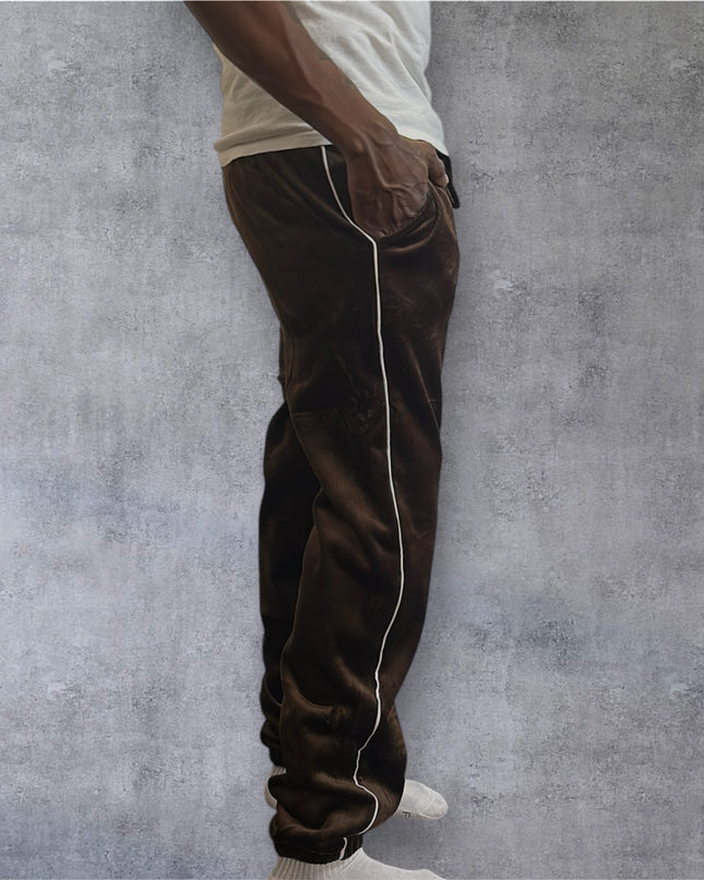 AriNiyla Leisure Chocolate Brown Men Joggers