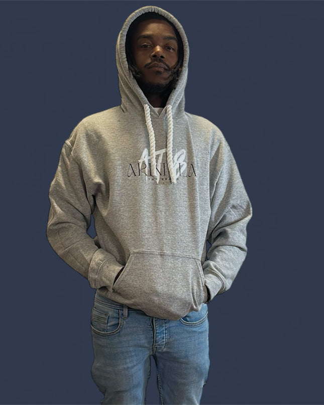 AriNiyla the Brand Grey Men Hoodie