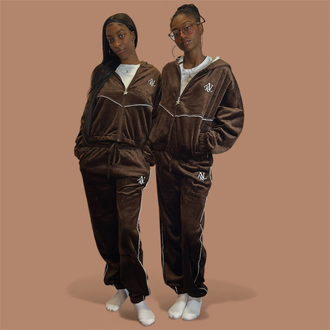 AriNiyla Leisure Chocolate Brown Women Set