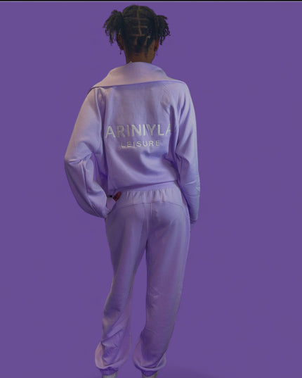 AriNiyla Leisure Quarter Zip Set