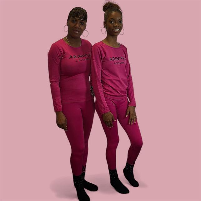 AriNiyla Leisure Top and Leggings Set