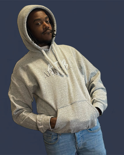 AriNiyla the Brand Grey Men Hoodie