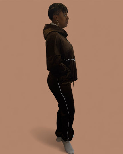 AriNiyla Leisure Chocolate Brown Women Set