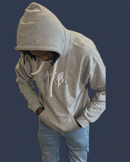 AriNiyla the Brand Grey Men Hoodie