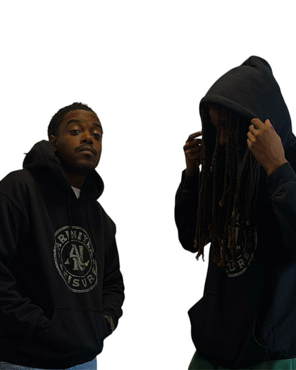 AriNiyla Leisure Men Blinged Out Hoodie