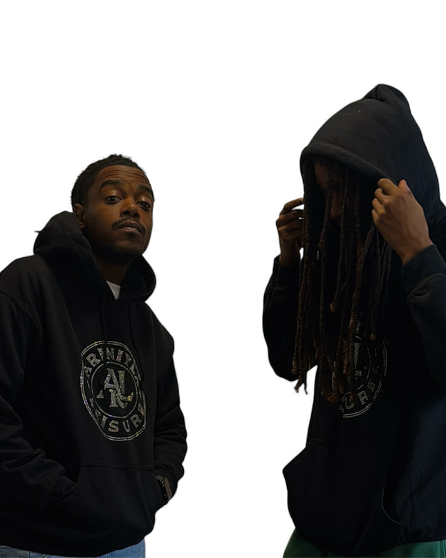 AriNiyla Leisure Men Blinged Out Hoodie
