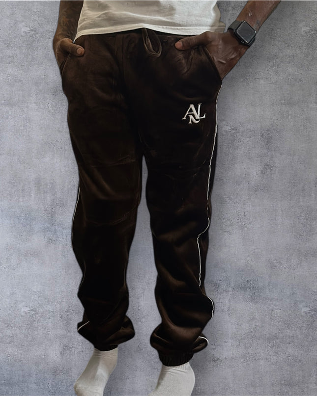 AriNiyla Leisure Chocolate Brown Men Joggers