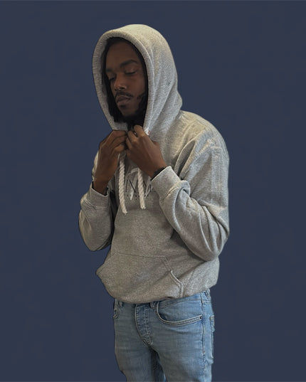 AriNiyla the Brand Grey Men Hoodie