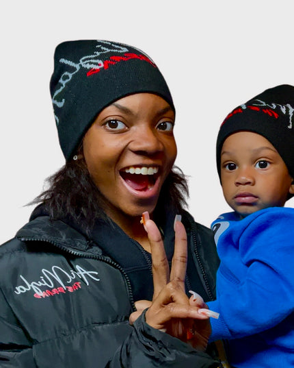 AriNiyla The Brand Jacquard Cuffless Beanie Hat