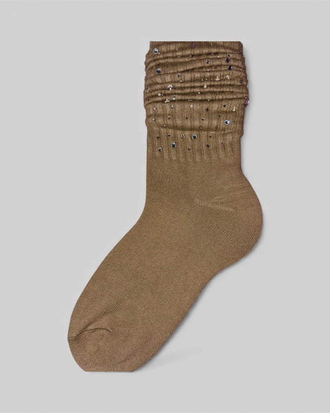 Blinged Out Slouch Socks