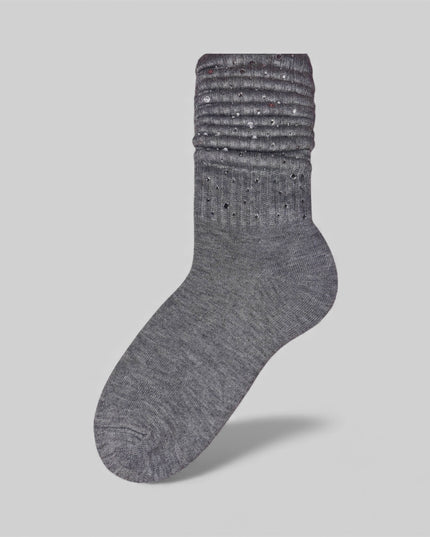 Blinged Out Slouch Socks