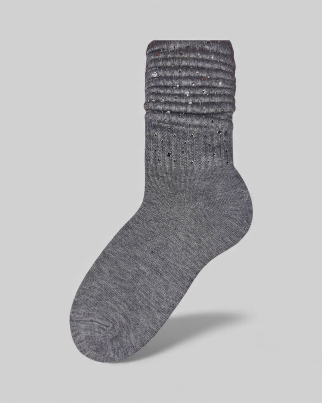 Blinged Out Slouch Socks