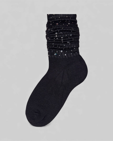 Blinged Out Slouch Socks