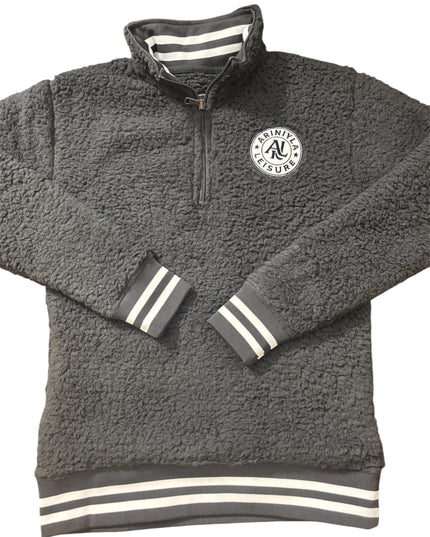 Unisex Varsity Sherpa Quarter-Zip Pullover