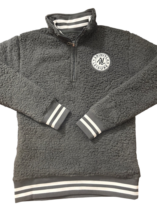 Unisex Varsity Sherpa Quarter-Zip Pullover