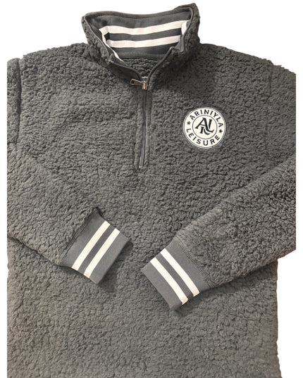 Unisex Varsity Sherpa Quarter-Zip Pullover