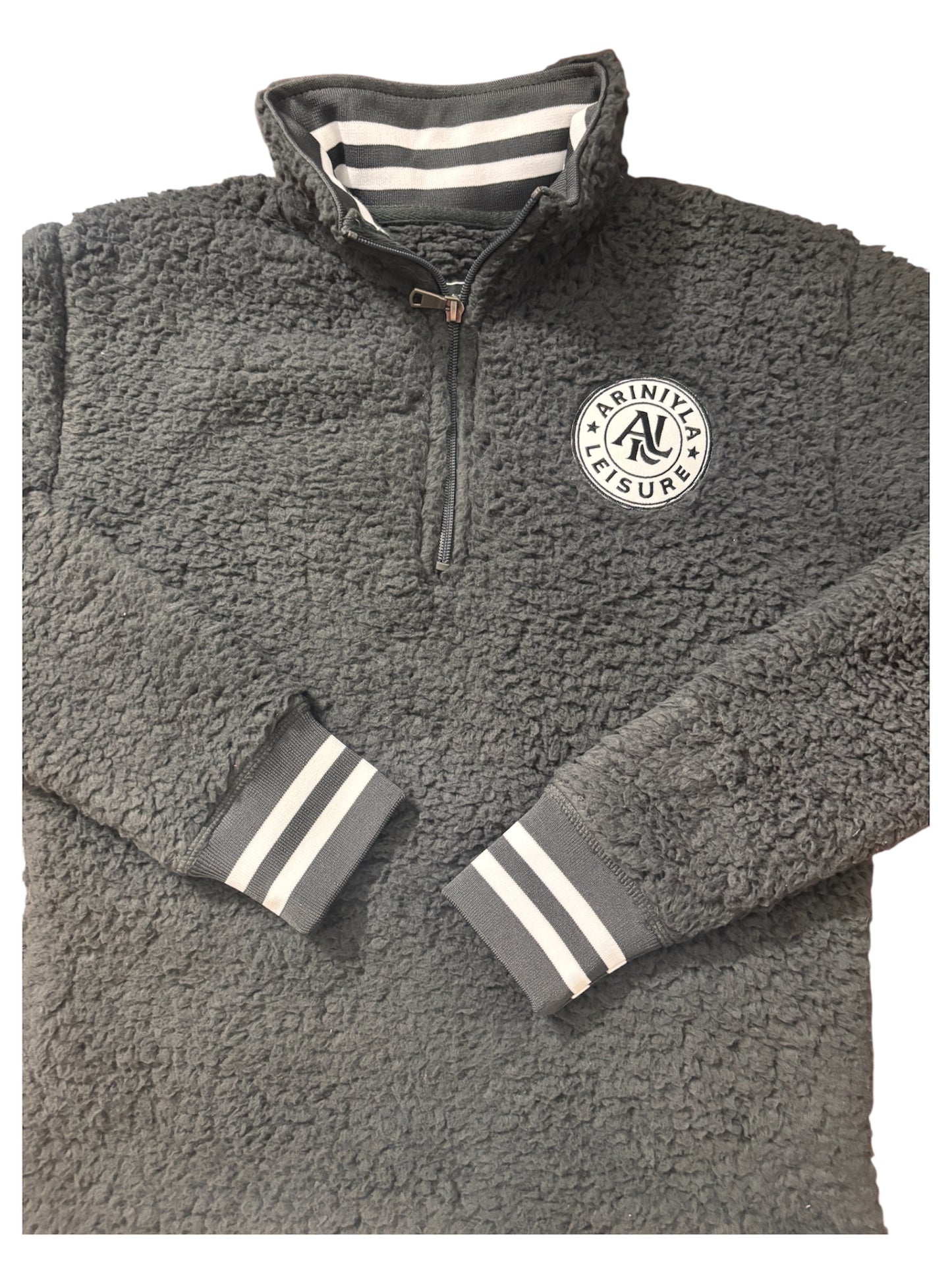 Unisex Varsity Sherpa Quarter-Zip Pullover