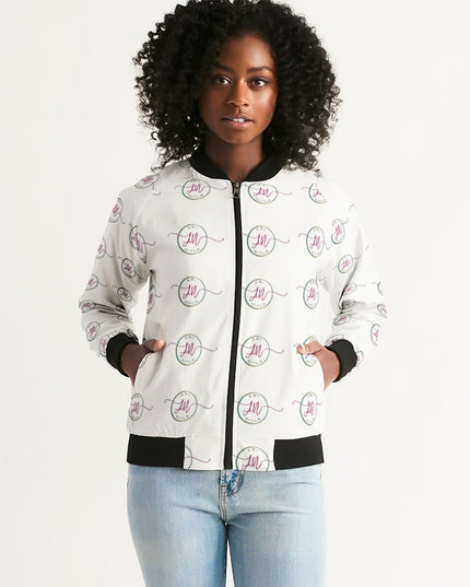 AriNiyla All-Over Print Bomber Jacket