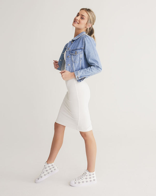 AriNiyla All-Over Print Hightop  Shoe