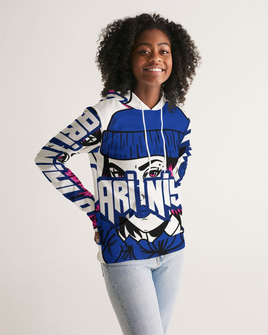 AriNiyla blue logo hoodie Women Hoodie