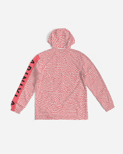AriNiyla Pink Scaled Men's Windbreaker Jacket