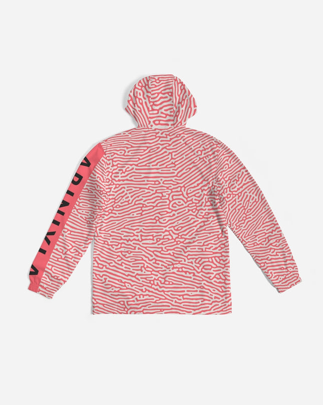AriNiyla Pink Scaled Men's Windbreaker Jacket