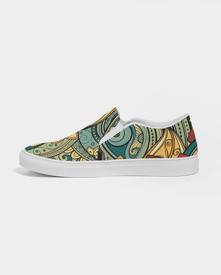 AriNiyla Floral Women's Slip-On Canvas Shoe