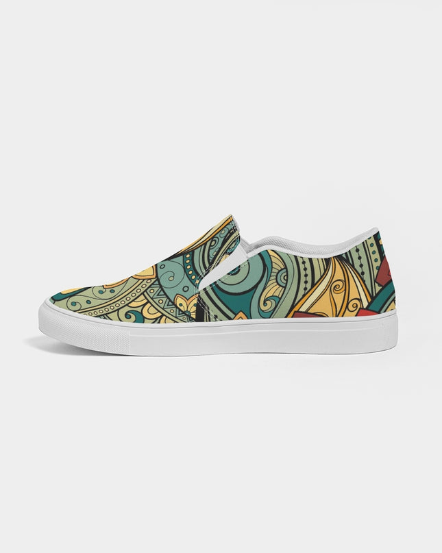 AriNiyla Floral Women's Slip-On Canvas Shoe