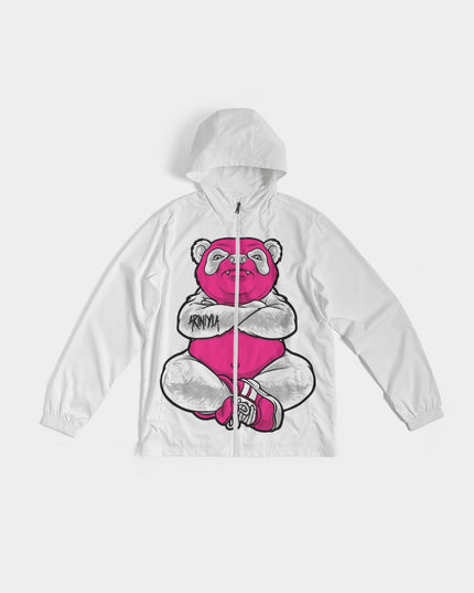 AriNiyla Pink Panda Men's Windbreaker Jacket