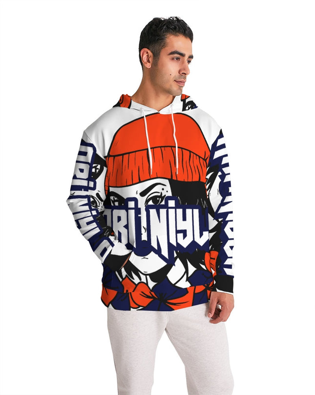 AriNiyla Orange LOGO Men Hoodie