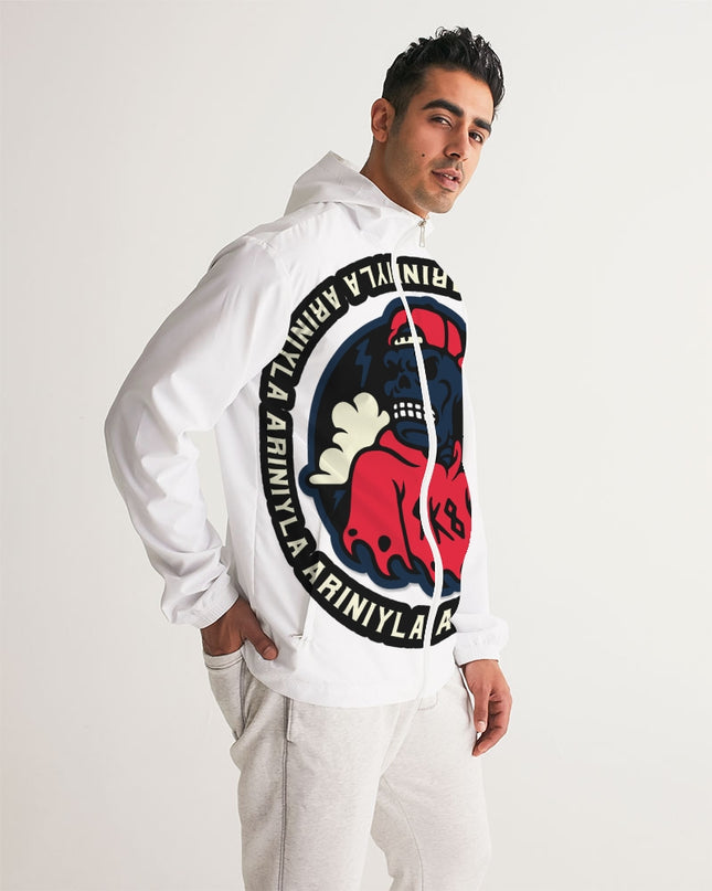 AriNiyla Embezzled Alien Skater Men's Windbreaker Jacket