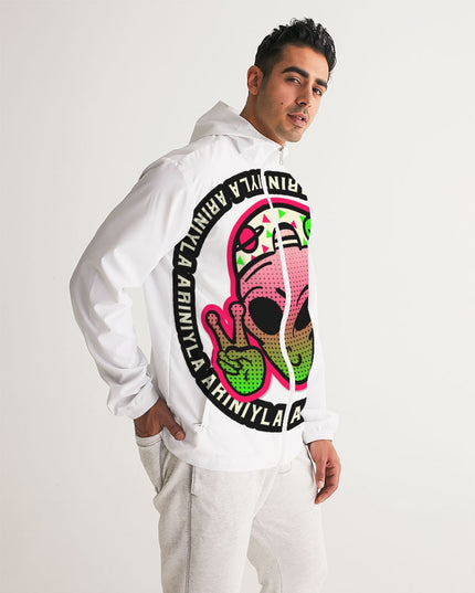AriNiyla Embezzled Alien Men's Windbreaker Jacket