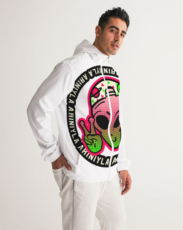 AriNiyla Embezzled Alien Men's Windbreaker Jacket