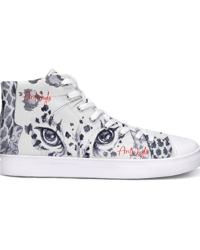 AriNiyla Animal Print Red Signature Hightop Women Shoe