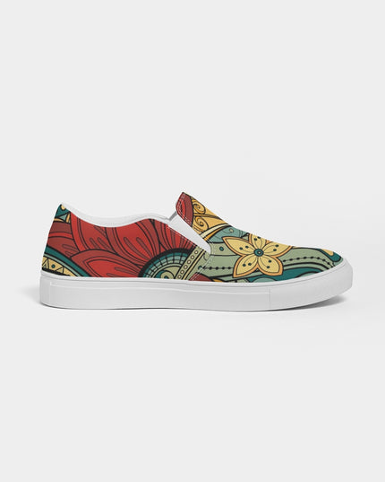 AriNiyla Floral Women's Slip-On Canvas Shoe